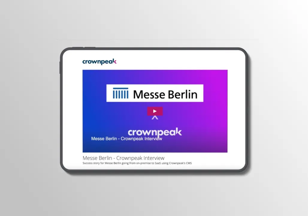 Messe Berlin Customer Success Story